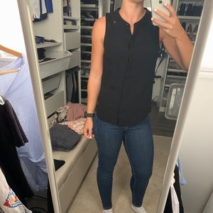 Forever 21 Tank Top Blouse Black Size Small S